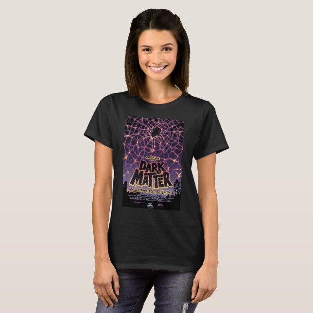 Spider Cosmic Web, Halloween Galaxy of Horrors T-Shirt (Front Full)