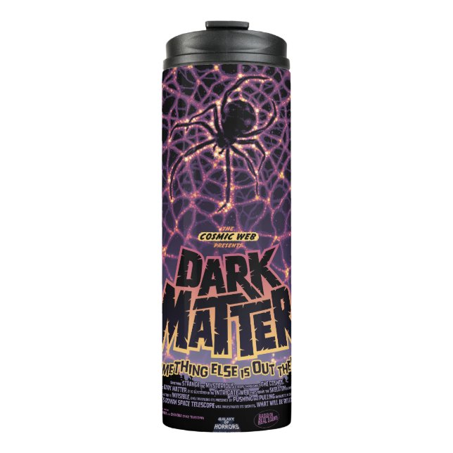 Spider Cosmic Web, Halloween Galaxy of Horrors Thermal Tumbler (Front)