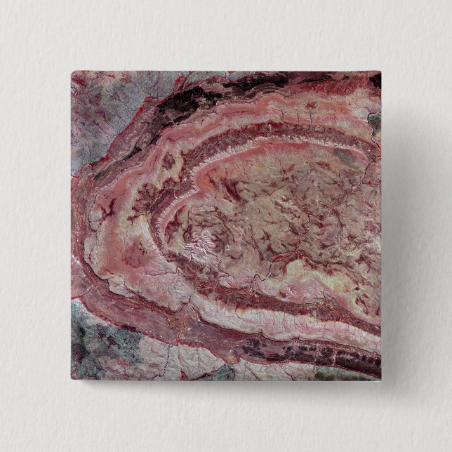 Spider Crater, Western Australia 15 Cm Square Badge (Front)