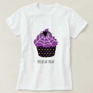 Spider cupcake Halloween theme T-Shirt