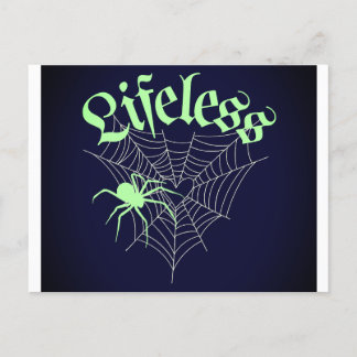 Spider design postcard