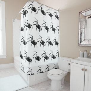 Spider Design Shower Curtain