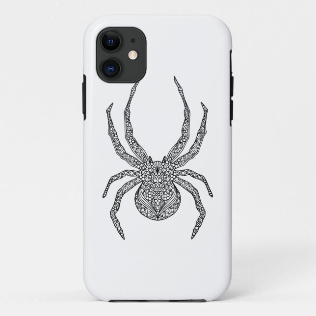 Spider Doodle Case-Mate iPhone Case (Back)