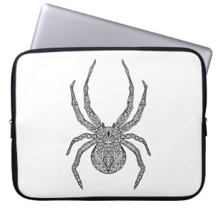 Spider Doodle Laptop Sleeve