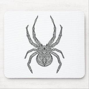 Spider Doodle Mouse Mat