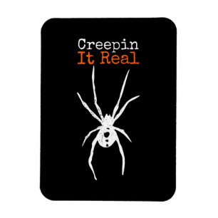 Spider G Funny Halloween Costume - Creepin It Real Magnet