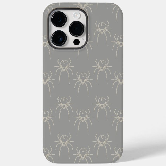 Spider - Ghost Grey and Bone White Case-Mate iPhone Case (Back)