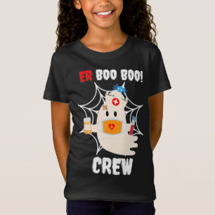 Spider Gift Boo Crew Nurse Halloween Cute Spider T-Shirt