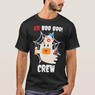 Spider Gift Boo Crew Nurse Halloween Cute Spider T-Shirt