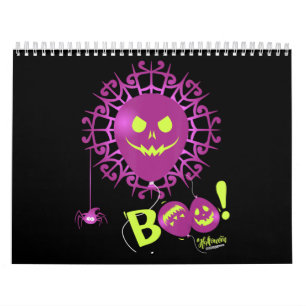 Spider Gift Boo Ghost Bats Spider Creepy Halloween Calendar