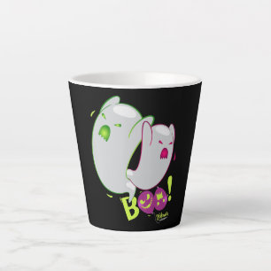 Spider Gift Boo Ghost Bats Spider Creepy Halloween Latte Mug