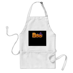 Spider Gift Boo Halloween Pumpkin Faces Spider Standard Apron