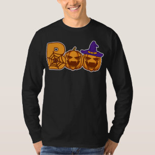 Spider Gift   Boo Halloween Pumpkin Faces Spider T-Shirt