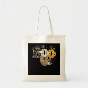 Spider Gift Boo Halloween With Sloth Witch Hat Tote Bag