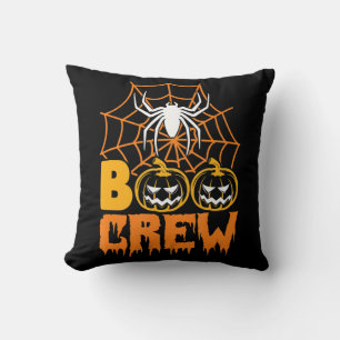 Spider Gift Boo Pumpkin Halloween Spider Boo Crew Cushion