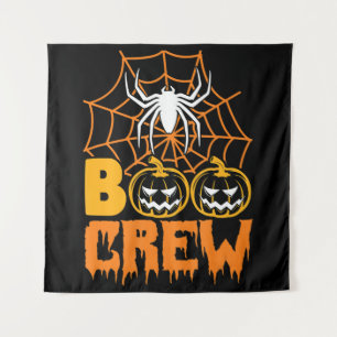Spider Gift Boo Pumpkin Halloween Spider Boo Crew Tapestry
