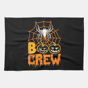 Spider Gift Boo Pumpkin Halloween Spider Boo Crew Tea Towel