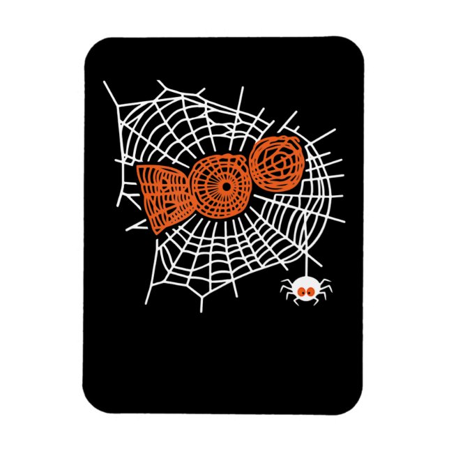 Spider Gift | Boo Spider Web For Woman Funny Magnet (Vertical)