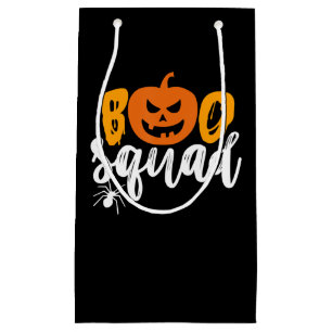Spider Gift Boo Squad - Pumpkin Spider Halloween Small Gift Bag
