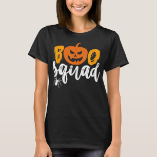 Spider Gift Boo Squad - Pumpkin Spider Halloween T-Shirt