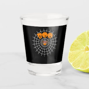 Spider Gift Funny Boo Spider Web Halloween Shot Glass