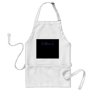 Spider Gift   Funny Heartbeat Line Halloween Standard Apron