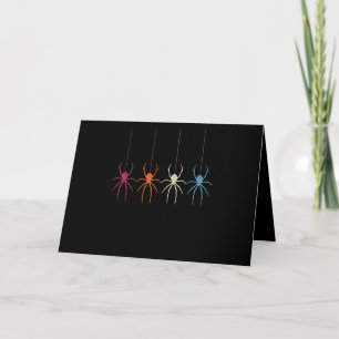 Spider Gift Halloween 2020 Vintage Spider Web Card