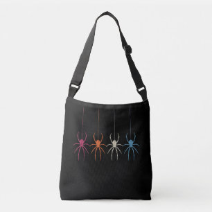 Spider Gift Halloween 2020 Vintage Spider Web Crossbody Bag