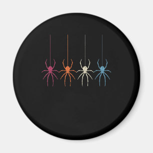 Spider Gift Halloween 2020 Vintage Spider Web Magnet