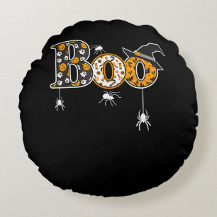 Spider Gift   Halloween Boo Spider Round Cushion