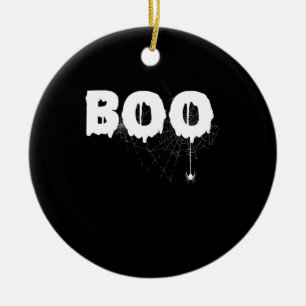 Spider Gift   Halloween Funny Scary Little Spider Ceramic Tree Decoration