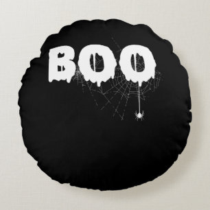 Spider Gift Halloween Funny Scary Little Spider Round Cushion
