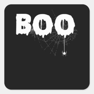 Spider Gift Halloween Funny Scary Little Spider Square Sticker