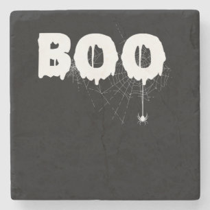 Spider Gift Halloween Funny Scary Little Spider Stone Coaster
