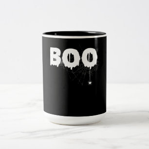 Spider Gift   Halloween Funny Scary Little Spider Two-Tone Coffee Mug