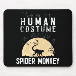 Spider Gift Halloween Human Costume Spider Mouse Mat