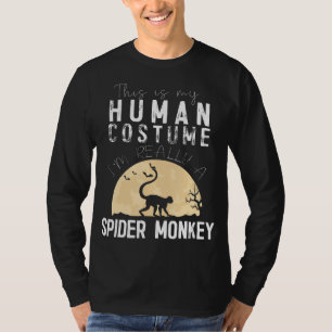 Spider Gift Halloween Human Costume Spider T-Shirt