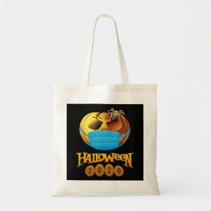 Spider Gift   Halloween Pumpkin And Spider Mask Tote Bag