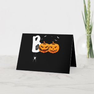 Spider Gift   Halloween Pumpkins Spider Card