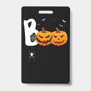 Spider Gift Halloween Pumpkins Spider ID Badge