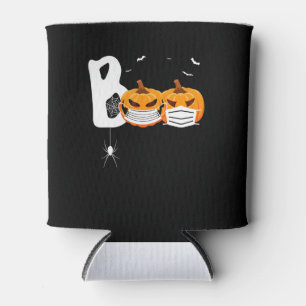 Spider Gift   Halloween Pumpkins Wearing Mask Spi Can Cooler