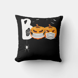 Spider Gift   Halloween Pumpkins Wearing Mask Spi Cushion