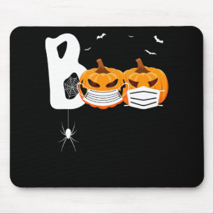 Spider Gift Halloween Pumpkins Wearing Mask Spi Mouse Mat