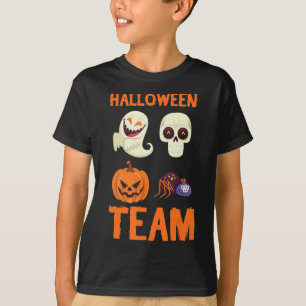 Spider Gift Halloween Team Pumpkin Ghost Spider T-Shirt