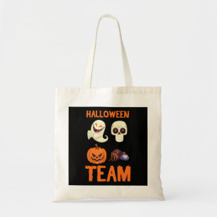 Spider Gift Halloween Team Pumpkin Ghost Spider Tote Bag