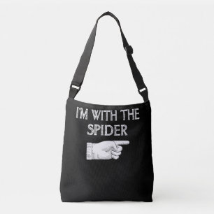 Spider Gift I'm With The Spider Costume Matching Crossbody Bag