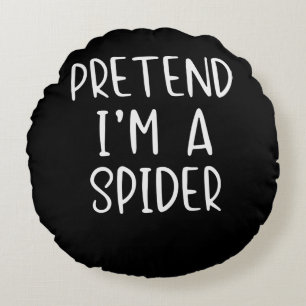 Spider Gift Pretend Spider Costume Halloween Lazy Round Cushion