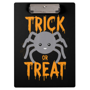Spider Gift Spider - Trick Or Treat- Halloween Clipboard