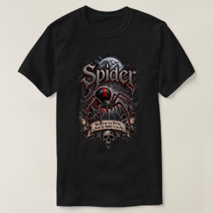 Spider Gothic Halloween - Step Into My Parlour T-Shirt