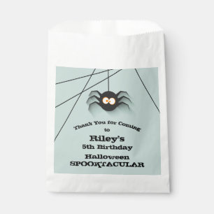 Spider Halloween Birthday Party  Favour Bags